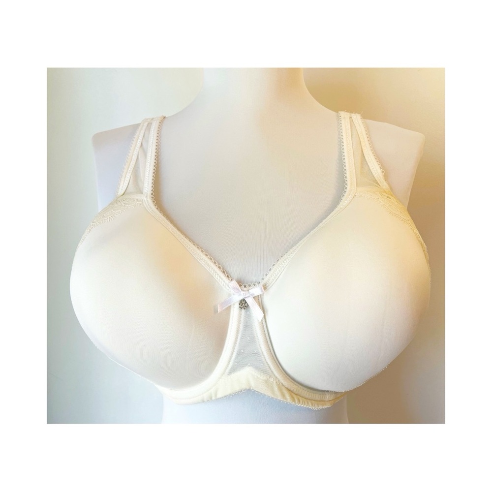 SOLD Wacoal 853186 Retro Chic Full Coverage Spacer Underwire Bra 36DDD Ivory